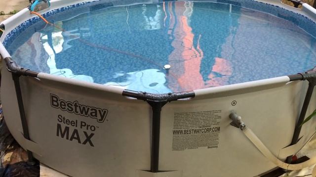 Вода в бассейне всегда ЧИСТАЯ БЕЗ ХИМИИ!!! (Уход Перекисью водорода 37%) смотреть онлайн