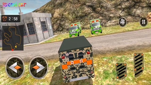Ambulance Army 911 Car Driving Game - Rescue Ven Simulator - Android GamePlay смотреть онлайн