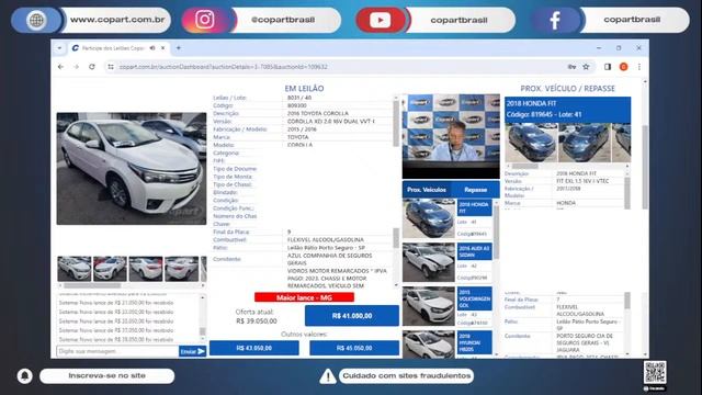 Leilão de Veículos BMW R 1200 2013 - Pátio Porto seguro- SP 10h00min смотреть онлайн