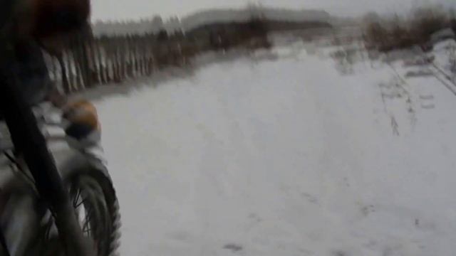 ИЖ Планета 5, покатушки зимой смотреть онлайн