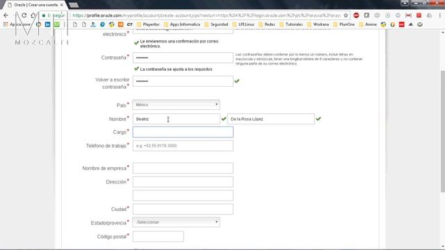 Crear una cuenta en Oracle смотреть онлайн