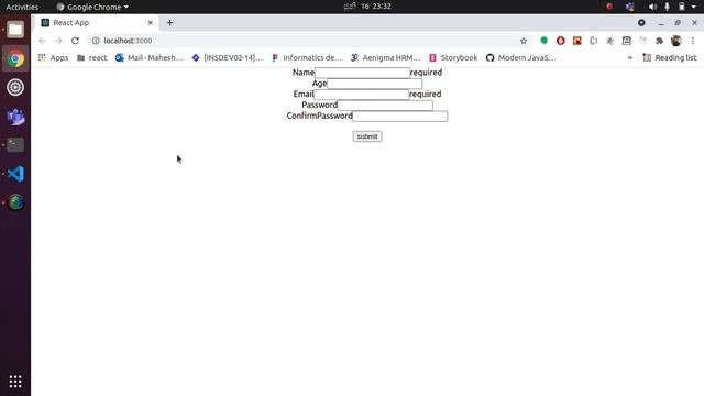 Form Field Validation Using Yup. смотреть онлайн