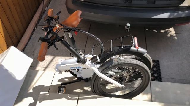 Mini E-Bike im Mini Camper transportieren - ohne Fahrradträger смотреть онлайн
