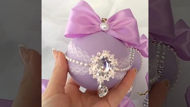 Новогодние шарики на ёлочку ручной работы смотреть онлайн