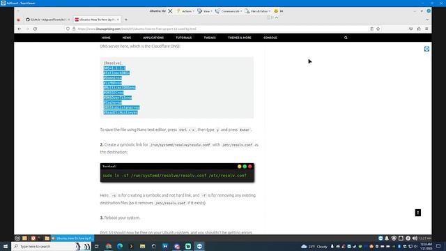 AdGuard Home on Linux Mint and Fixing the Bind Address Port 53 on AdGuard смотреть онлайн
