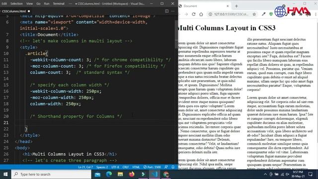 3 Column Responsive Layout - HTML CSS | CSS for Three Column Layout | Design 3 Column Layout смотреть онлайн