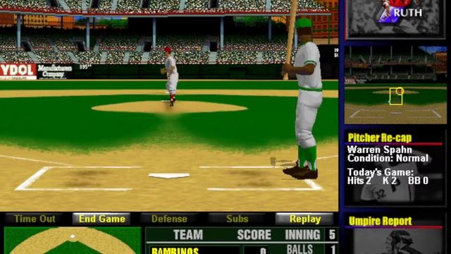 Aaron vs. Ruth: Battle of the Big Bats (PC) - Gameplay смотреть онлайн