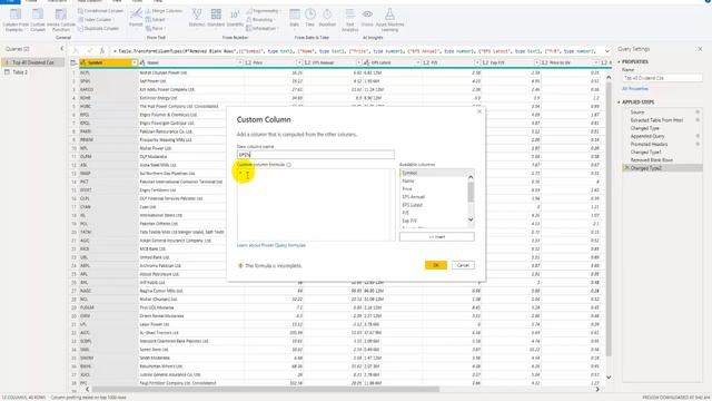 Adding Custom Column in Power Query смотреть онлайн