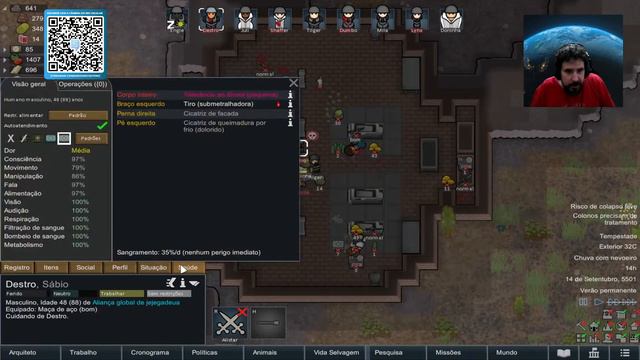 RimWorld + Biotech! C4 - Ep3 - Agora com um vampiro e logo com um controlador de robô! смотреть онлайн