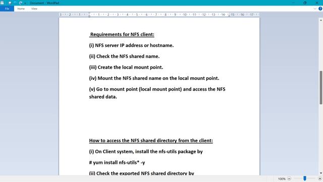 Configuring NFS server & Accessing the NFS shared directory from the client inTelugu#linuxintelugu смотреть онлайн