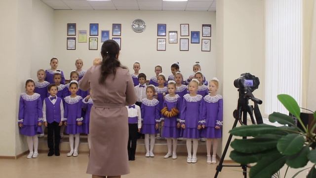 Младший хор хорового коллектива "Вдохновение" г. Тюмень. Е.А. Гомонова "Ярмарка" . смотреть онлайн