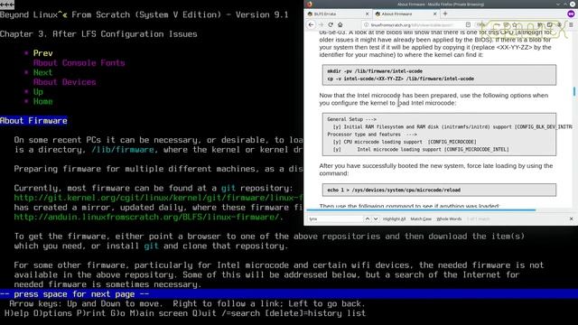 How to build and install BLFS 9.1 - Part 8: "Post-LFS Configuration" - Console Fonts and Firmware смотреть онлайн
