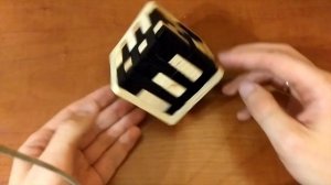 Кубическая деревянная головоломка-тетрис