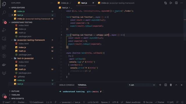Unit Testing writing Assertion and Testing Library #04 смотреть онлайн