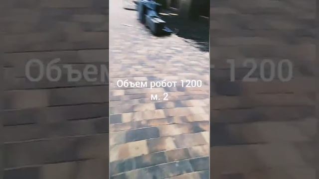 Укладка тротуарки плитки. Ландшафтный дизайн