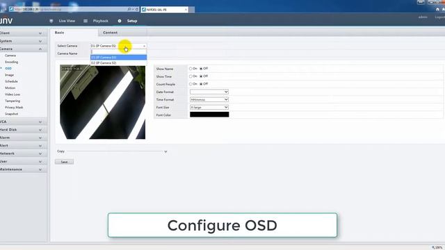 How to configure dahua IPC on UNV NVR смотреть онлайн