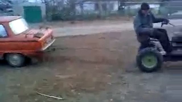 Мотоблок против запорожця смотреть онлайн