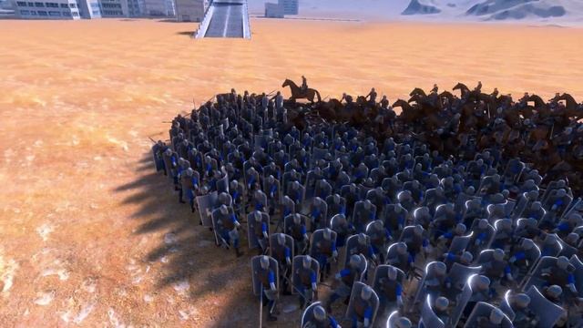 Cavalry VS Spearman ARMY - Ultimate Epic Battle Simulator смотреть онлайн