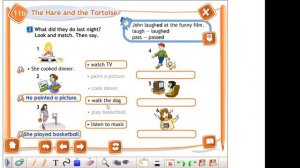 Spotlight 4 Unit 11b (Past Simple: regular verbs)