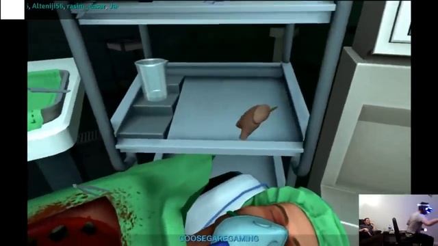 Open Heart surgery with Dr Death GooseGare play Surgeon Simulator VR смотреть онлайн