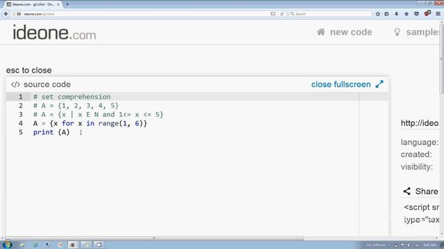 Python introduction to set comprehension in Hindi смотреть онлайн