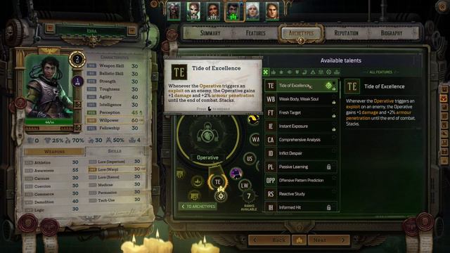 WH40K: Rogue Trader - Idira Operative & Bounty Hunter Build смотреть онлайн