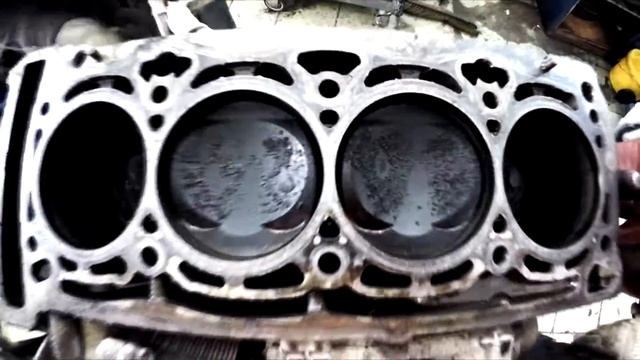 Замена поршневой на Audi A4 b8, 1.8 t, (борьба с масложором) смотреть онлайн