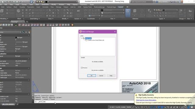 ACAD support insert Xls with background color смотреть онлайн