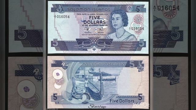 Банкноты мира.Banknotes of the world. Соломоновые острова. Solomon Islands banknotes Startup148 смотреть онлайн