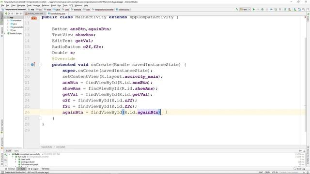 Temperature convert app || Android смотреть онлайн