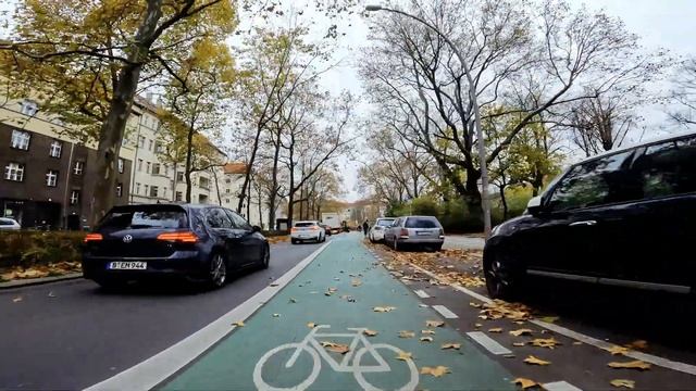 [4K] Berlin Cycling | From Prenzlauer Berg to Wedding via Prenzlauer Allee | Autumn morning смотреть онлайн