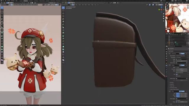 Blender - 3d modeling anime girl ~ Klee |Part 2| Final touches and lighting [Genshin impact] смотреть онлайн