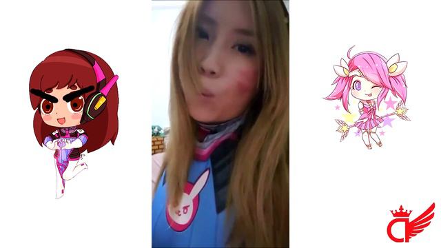 D.Va Overwatch Cosplay Lip Sync Gangsta by Kehlani смотреть онлайн