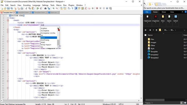 How To Link CSS to HTML In Notepad ++ смотреть онлайн