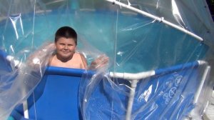 Купол для бассейна из пвх - получилось ! ч - 2