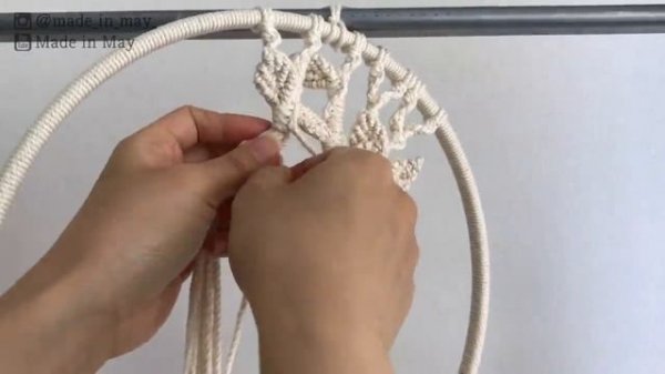 DIY Macrame Dream catcher #3 / 마크라메 드림캐쳐 #3