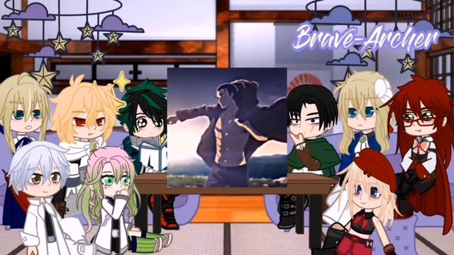My favorite anime charactes react || Attack on titan/Levi Ackerman || 2/9 смотреть онлайн