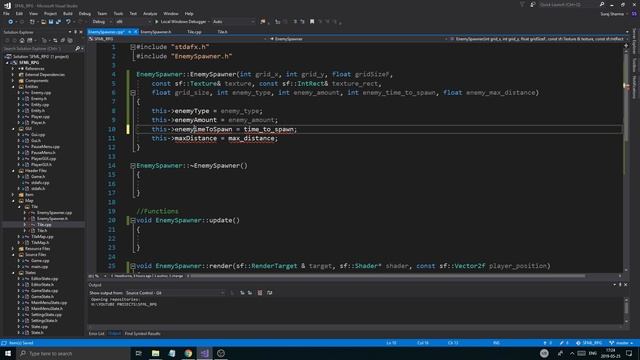 C++ & SFML | Open World RPG [ 128 ] | Working on tiles and enemy spawner! смотреть онлайн