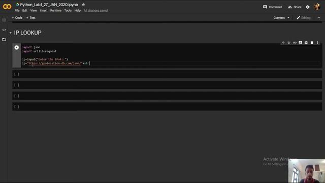 Python - IP Lookup project смотреть онлайн