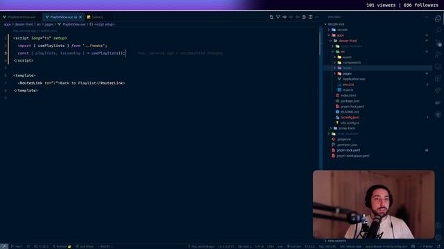 [VOD] On recrée Deezer en VueJS 3 ! смотреть онлайн