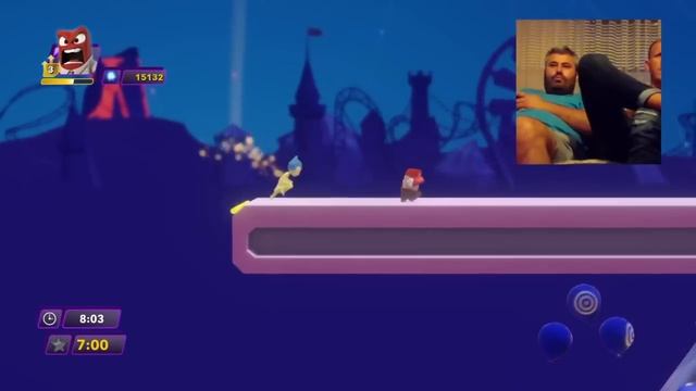 Disney INSIDE OUT JOY and ANGER Part 3 - DISNEY INFINITY 3.0 Into the Mind's GAMEPLAY смотреть онлайн