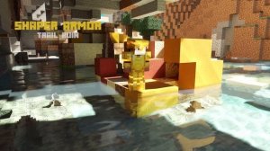 Glowing Armor Trims for Minecraft 1.20.0 Trails and Tails with BetterRTX and Defined PBR