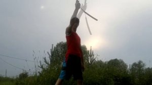 Нунчаку фристайл (разминка 2, 2013.06.27)