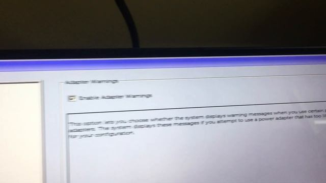 Alert! The AC power adaptor wattage and type cannot be determined. The Battery may not charge. смотреть онлайн