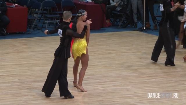 Dmitry Pugachev - Svetlana Tikhonova, RUS, 1/4 Samba смотреть онлайн