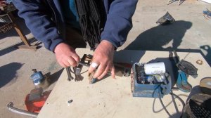 Снятие крыльчатки с насосной станции  Водяной насос