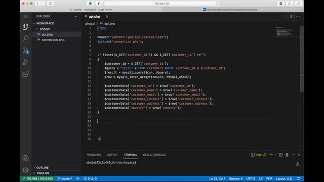 Application Program Interface - API using PHP , mysql , jQuery смотреть онлайн