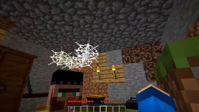 ВСЁ ЭТО ВРЕМЯ ЖИТЕЛЬ БОМЖ ЖИЛ ПОД МОИМ ДОМОМ В МАЙНКРАФТЕ | Раззи Minecraft смотреть онлайн