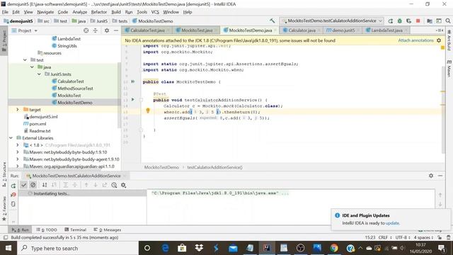 Mockito java unit test смотреть онлайн