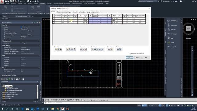 Insérer un bornier + rail Autocad élec смотреть онлайн